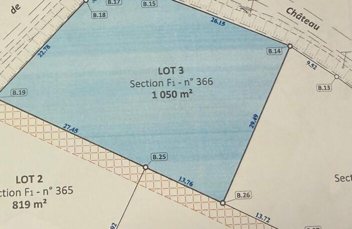Terrain de 1050 m² avec accès au tout à l'égout — photo 3