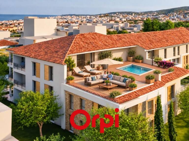 BANDOL CENTRE : VUE MER,  PISCINE, TERRASSE, PARKING — photo 1