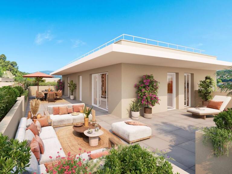 CAGNES-SUR-MER : APPARTEMENTS NEUFS AU CŒUR D'UN ÎLOT VERDOYANT, À DEUX PAS DE LA MER — photo 1