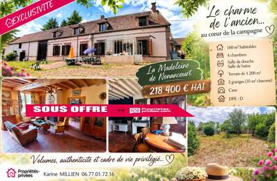 LA MADELEINE DE NONANCOURT 27320 Maison individuelle - 1 étage - 4/5 chambres - 2 granges - Cabanon de jardin - Terrain - 218 400  HAI — photo du bien