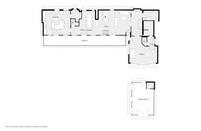 Demeure d'exception - 500 m² habitables sur un parc de 4 175 m² - 10 pièces - Piscine et salle de sport — photo 3