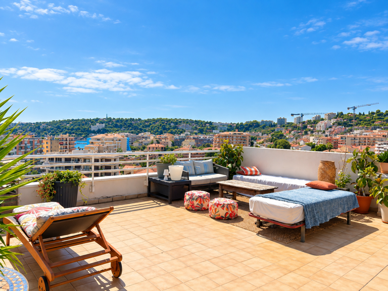 VUE MER IMPRENABLE - CENTRE CARNOLES - ROOFTOP — photo 1