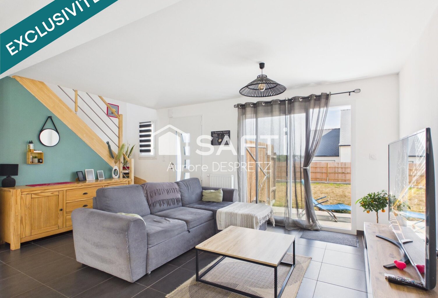 Saint-Martin-des-Champs  Maison contemporaine de 2021, 111 m², 4 chambres, vie de plain-pied — photo 1