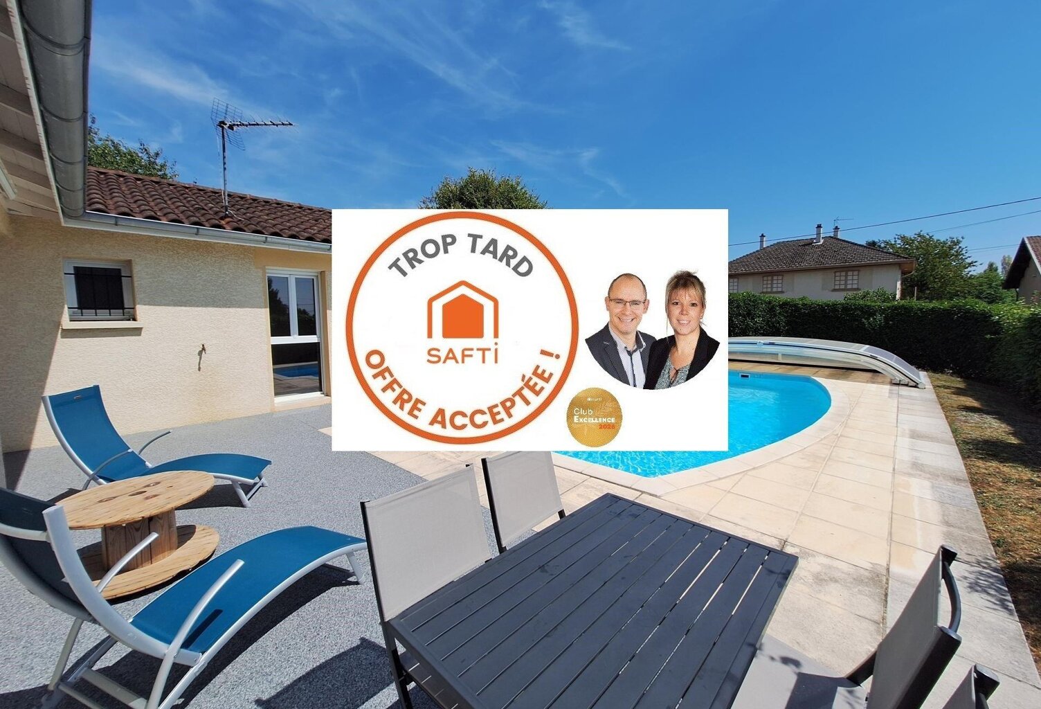 Maison de plain pied de 146m² , 4 chambres avec véranda et piscine — photo 1