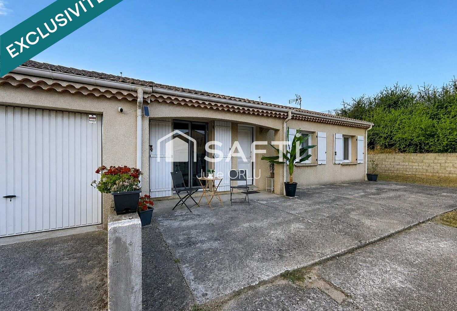 Maison de plain-pied 4 chambres avec garage — photo 1
