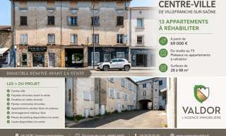 Appartement 1 Pièce 29 m² à vendre à Villefranche-sur-Saône (69400)