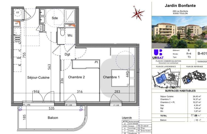 Vente Appartement 3 pièces — photo 4