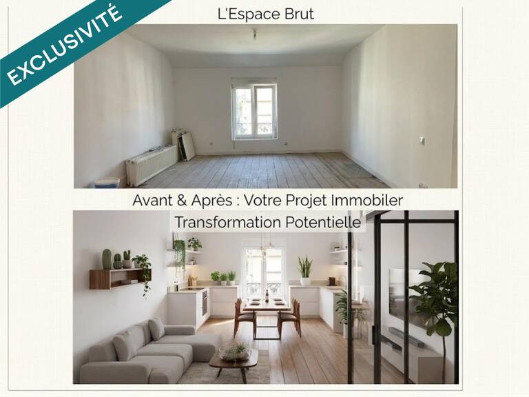 Secteur calme à Lunéville : Appartement de 63 m² à rénover — photo 1