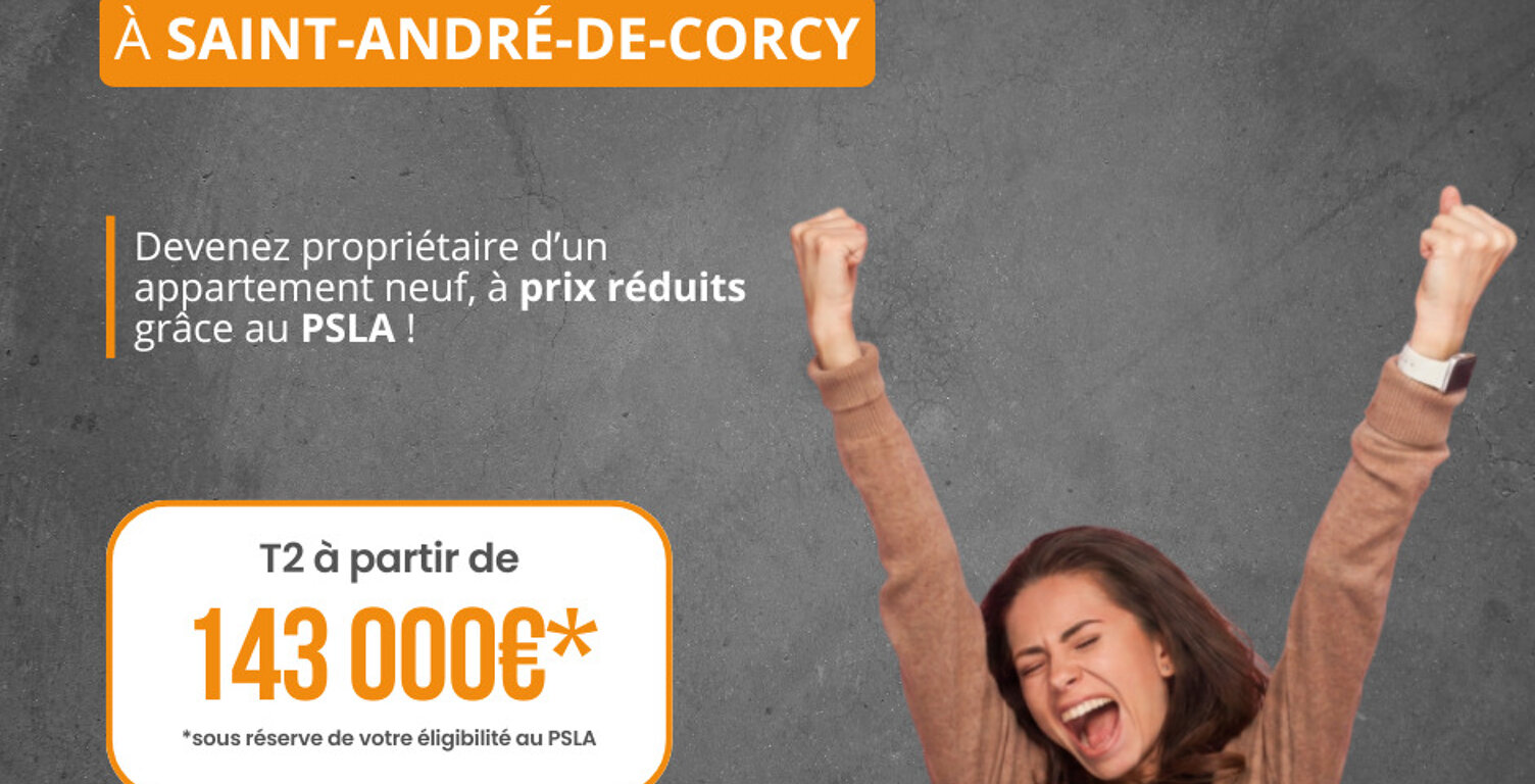 Vente programme neuf T2, T3, T4 45 à 76 m² Saint-André-de-Corcy (01390) — photo 1