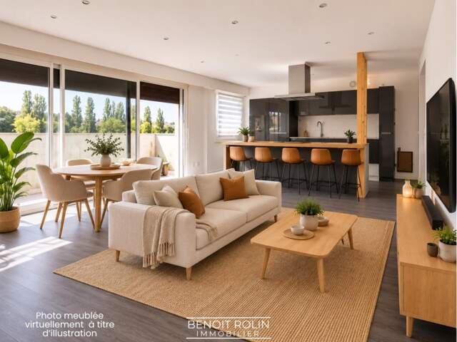 Appartement F3 de 67 m² – Grand balcon plein sud – Idéal investissement locatif - au Mans (72) — photo du bien