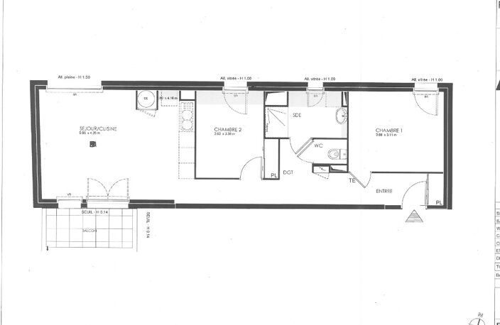A louer appartement de type 3 — photo 3