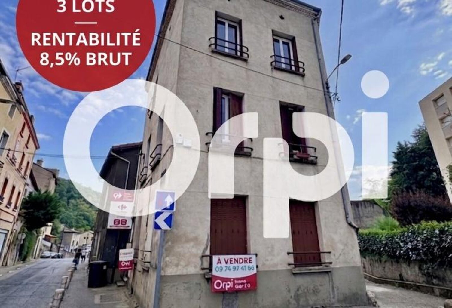 IMMEUBLE DE RAPPORT RÉNOVÉ — 3 APPARTEMENTS — RENTABILITÉ 8,5% BRUT — photo 1