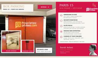 Garage  12 m² à vendre à Paris 15 (75015)