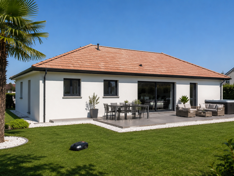 Maison neuve de plain-pied avec garage – 4 chambres – Terrain de 560 m² – Bacqueville-en-Caux — photo 1