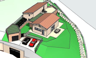 Terrain  840 m² à vendre à Saint-Laurent-d'Agny (69440)