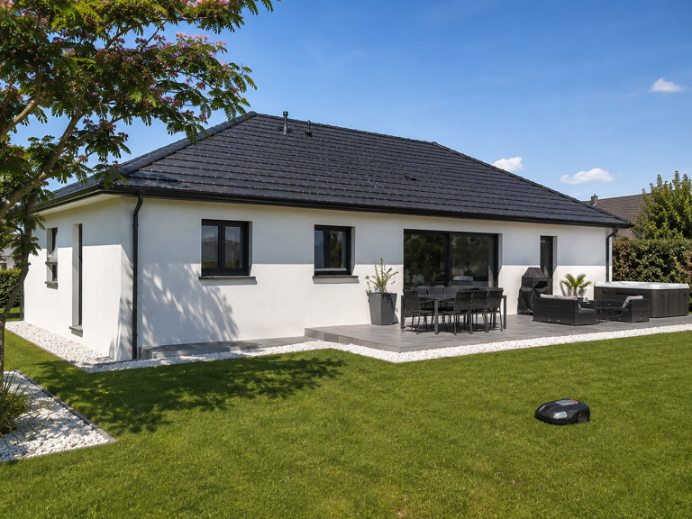 Maison neuve de plain-pied avec 4 chambres et garage – Terrain de 1 543 m² – Saint-Nicolas-d'Aliermont — photo 1