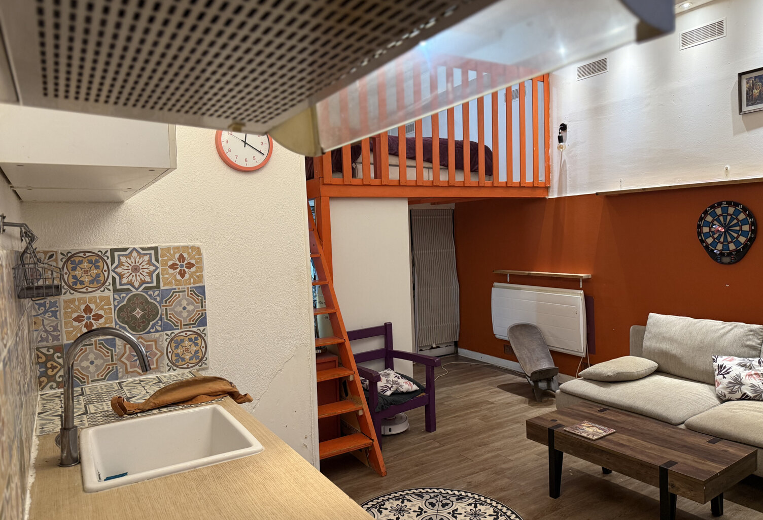 Studio avec Mezzanine LYON 1 Terraille Opéra — photo 1