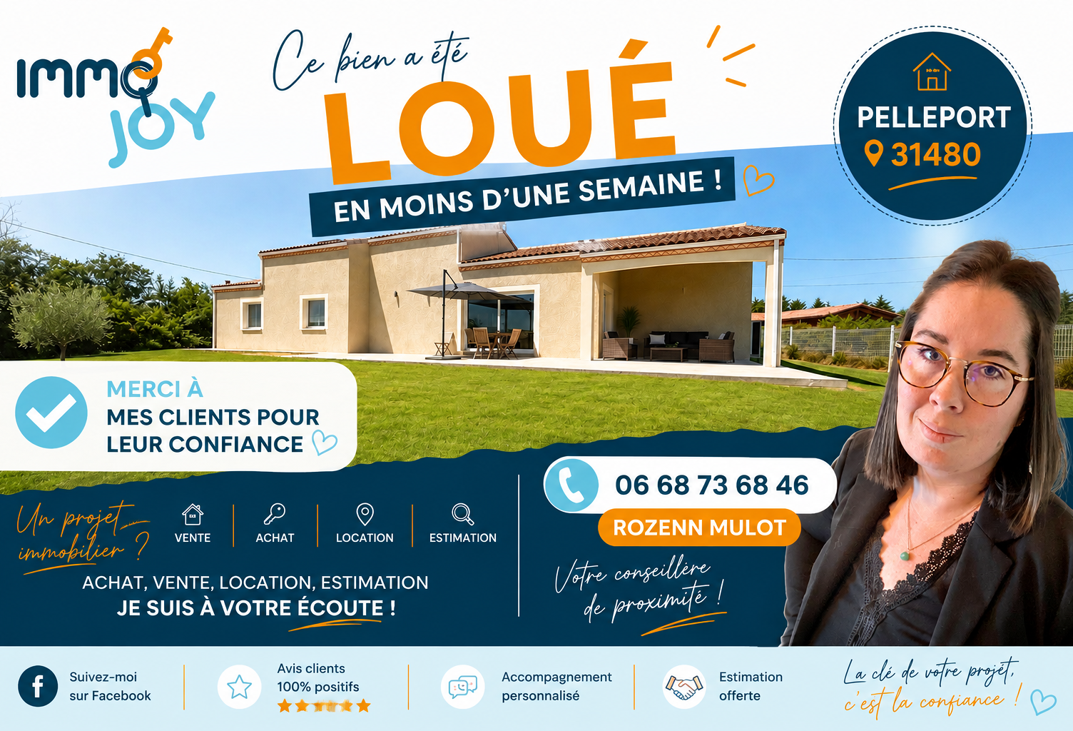 LOUÉ PELLEPORT MAISON T5 AVEC MEZZANINE + GARAGE AVEC JARDIN — photo 1