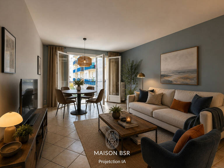 Appartement Nantes 4 pièces 76  m2 avec balcon et parking. — photo 1