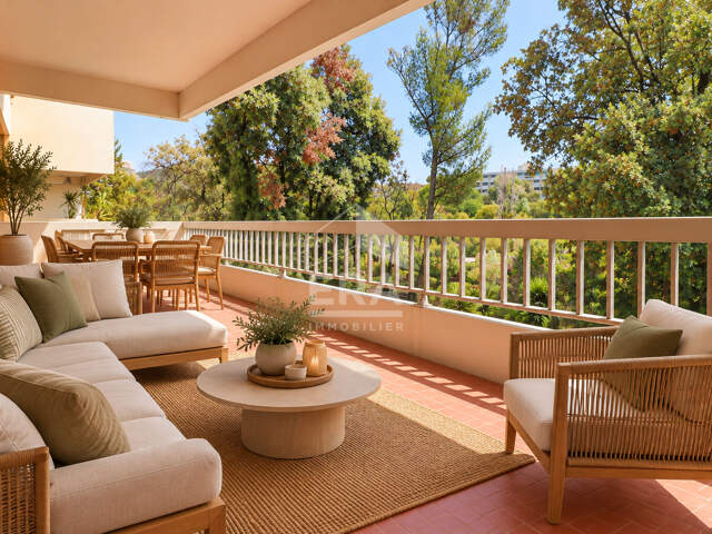 T4 FAMILIAL - 100 M² - TERRASSE - GARAGE - RÉSIDENCE ARBORÉE - GRAND SÉJOUR - EXPOSITION SUD - CALME - SAINTE-MARGUERITE — photo du bien
