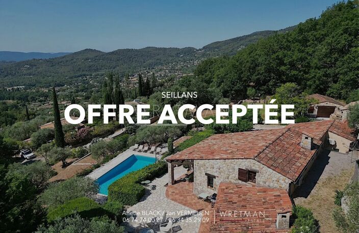 Villa en pierre avec 6 chambres et vue panoramique - SEILLANS — photo 2