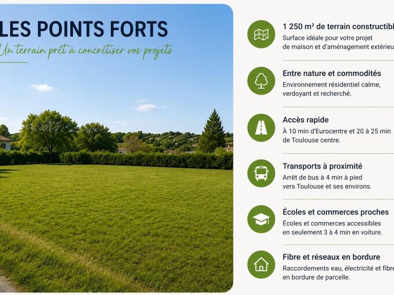 SAINT-SAUVEUR  1 250 m² constructibles, une opportunité devenue rare — photo 1