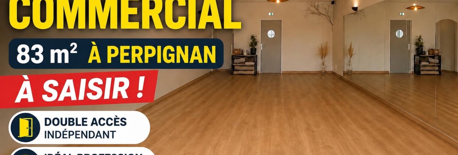 Commerce 3 Pièces 83 m² à vendre à Perpignan (66000)