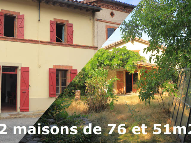 Miremont, ensemble de 2 maisons, l'une de 51 m2 avec jardin — photo du bien