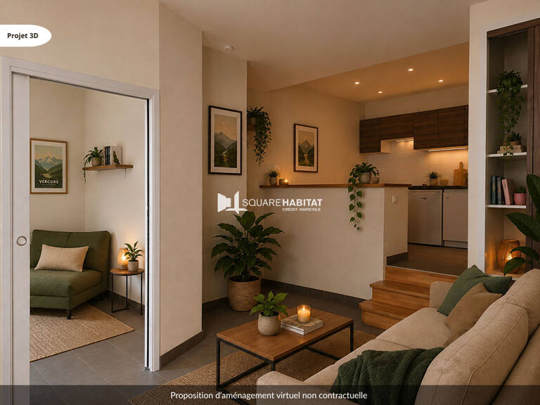 Appartement Lyon 2 pièce(s) 32.49 m2 — photo 1