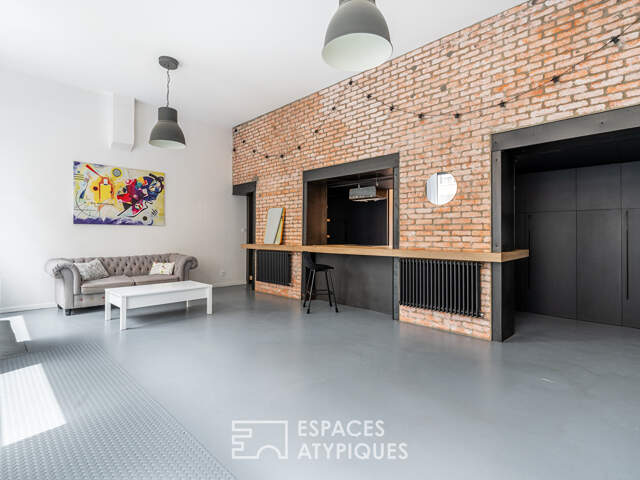 Appartement esprit loft avec terrasse — photo du bien