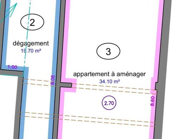 Appartement RDC F1 bis neuf — photo du bien