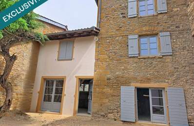ALIX  Triplex en pierres de 178 m² à aménager-patio cave — photo du bien