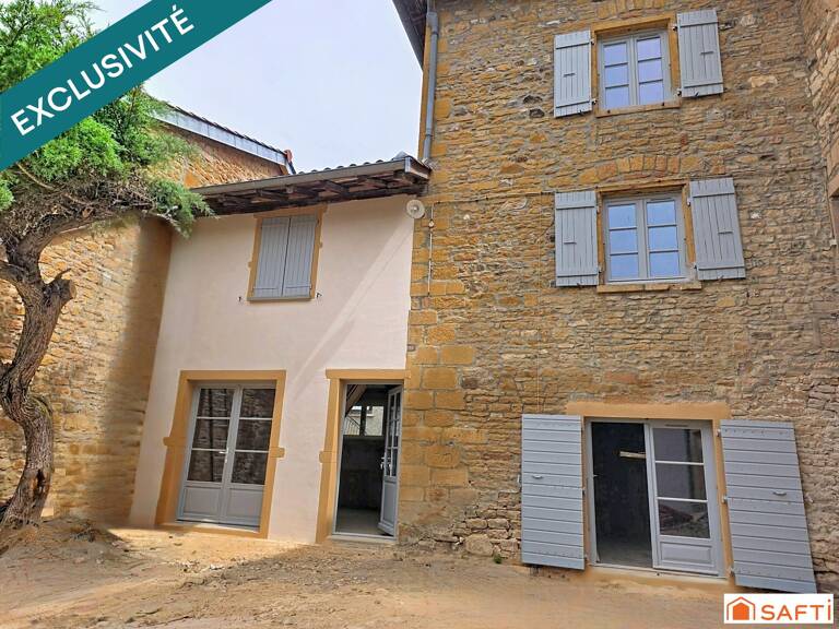 ALIX  Triplex en pierres de 178 m² à aménager-patio cave — photo 1