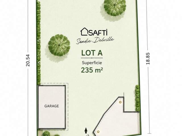 Terrain à bâtir 235m² - R+1+combles- maison 130m² — photo du bien