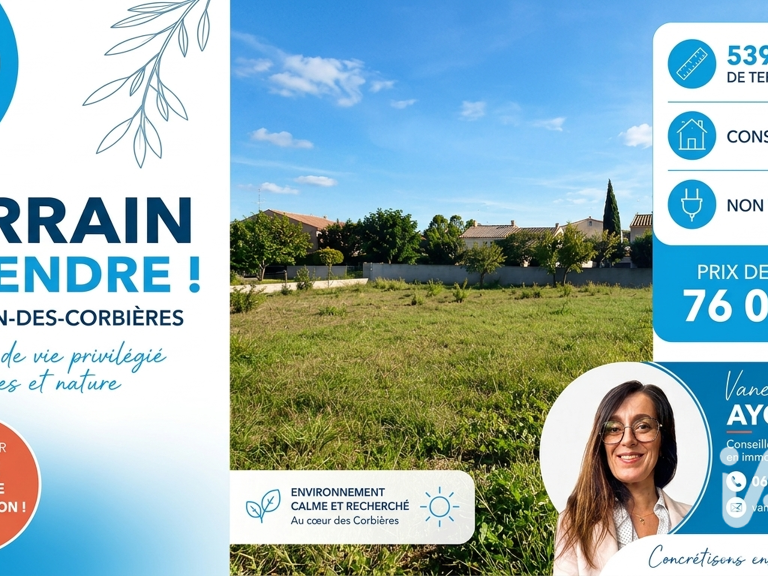 Vente Terrain à bâtir 539 m&sup2; — photo 1