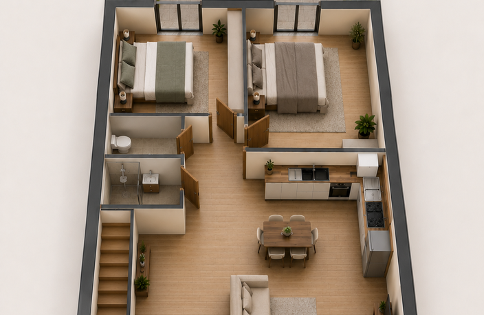 Vente Appartement 3 pièces — photo 2