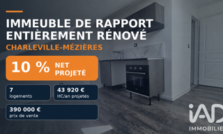 Immeuble  290 m² à vendre à Charleville-Mézières (08000)