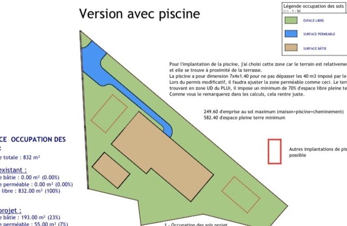 Vente Terrain à bâtir 832 m&sup2; — photo 4