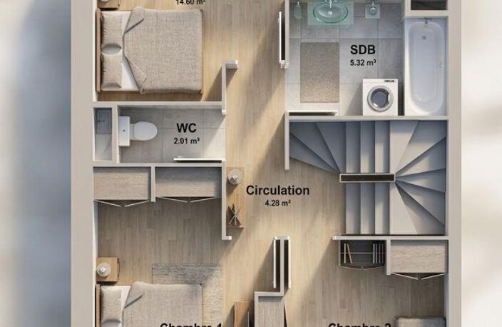 Vente Maison/villa 4 pièces — photo 4