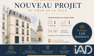 Appartement 2 Pièces 34 m² à vendre à La Rochelle (17000)