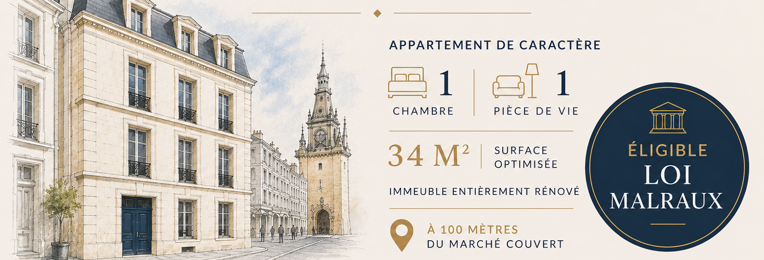 Appartement 2 Pièces 34 m² à vendre à La Rochelle (17000)