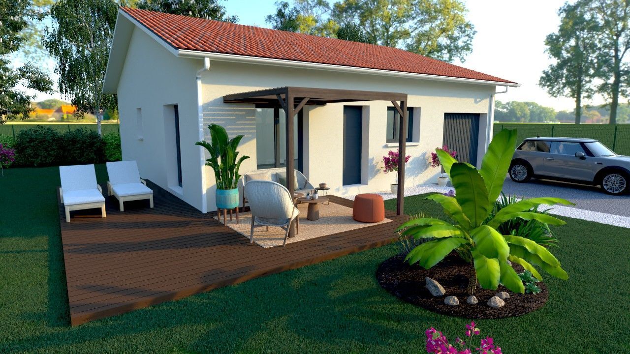 Projet de construction d'une maison 80 m² avec terrain à SORBETS (40)