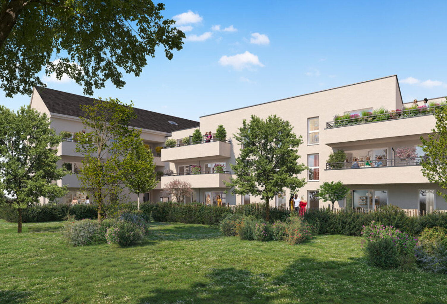 Vente programme neuf T1, T2, T3 21 à 57 m² Pontchâteau (44160) — photo 1