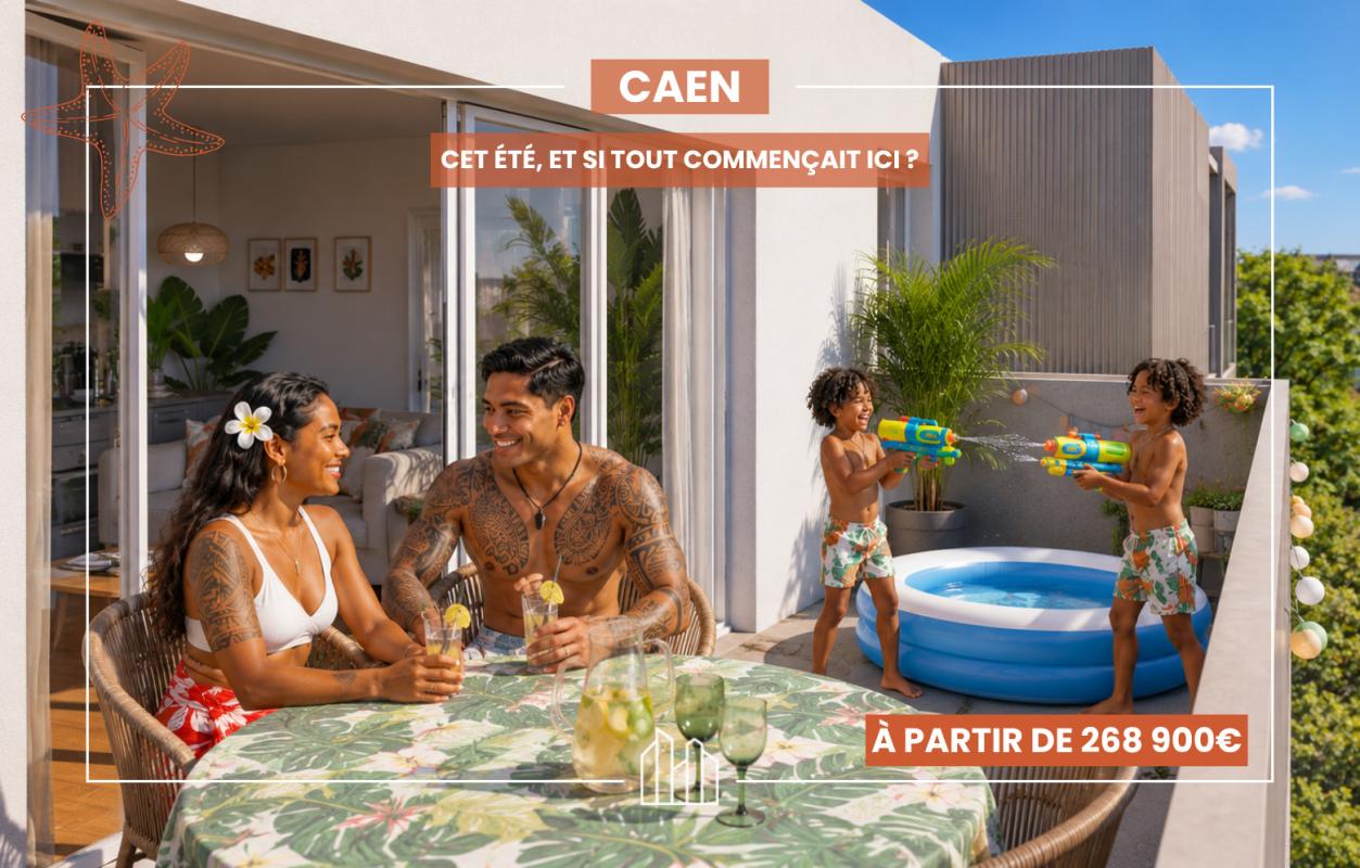 Appartement  T3 à vendre Caen 14000