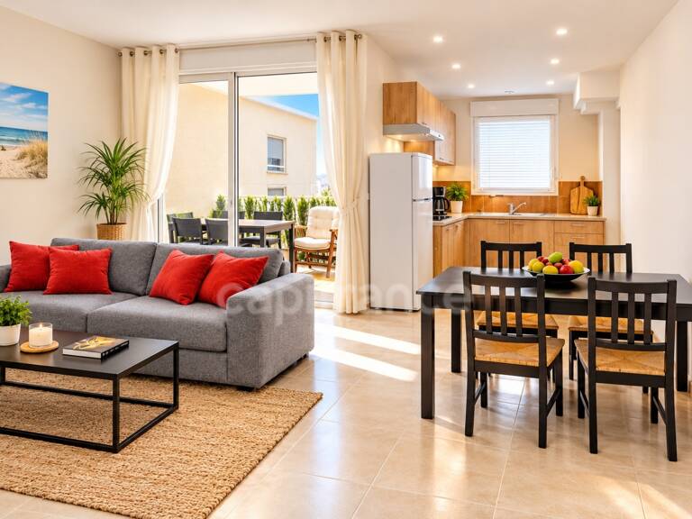 Agde Les Cayrets – T3 meublé 55 m², 149 000 € ,  dernier étage, terrasse plein sud et 2 parkings , 2 chambres - meublés , aucun travaux — photo 1