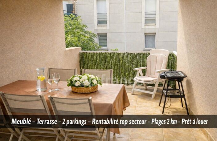 Agde Les Cayrets – T3 meublé 55 m², 149 000 € ,  dernier étage, terrasse plein sud et 2 parkings , 2 chambres - meublés , aucun travaux — photo 2