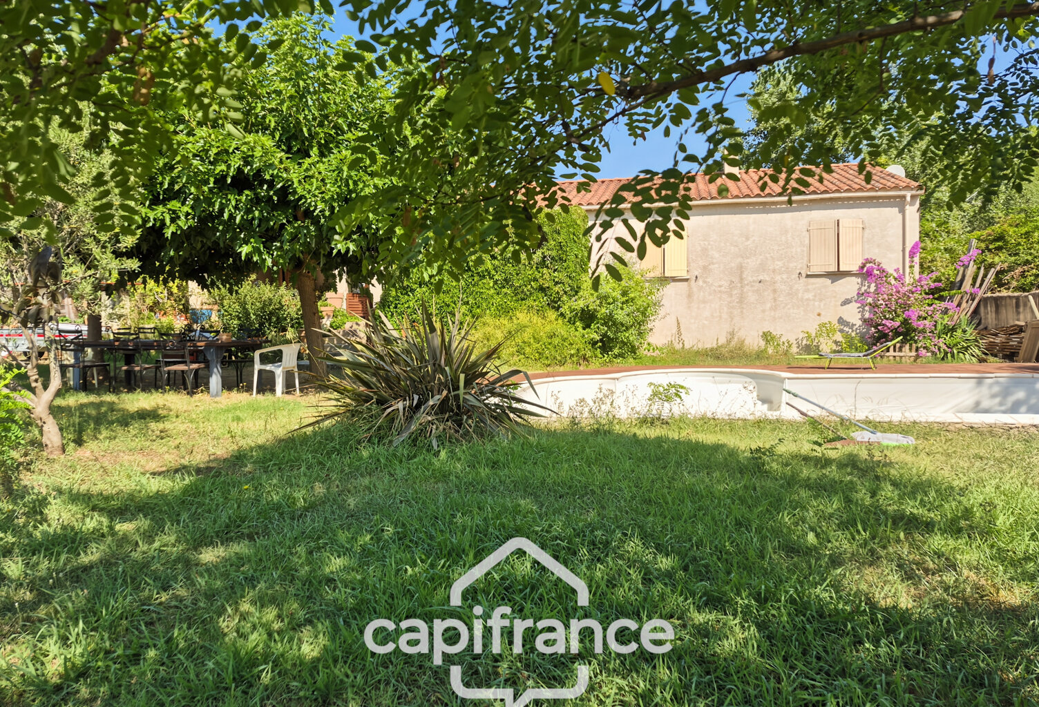 Maison à vendre 4 pièces ROQUEMAURE (30)-107m²-terrain 1540m² avec piscine et grand garage — photo 1