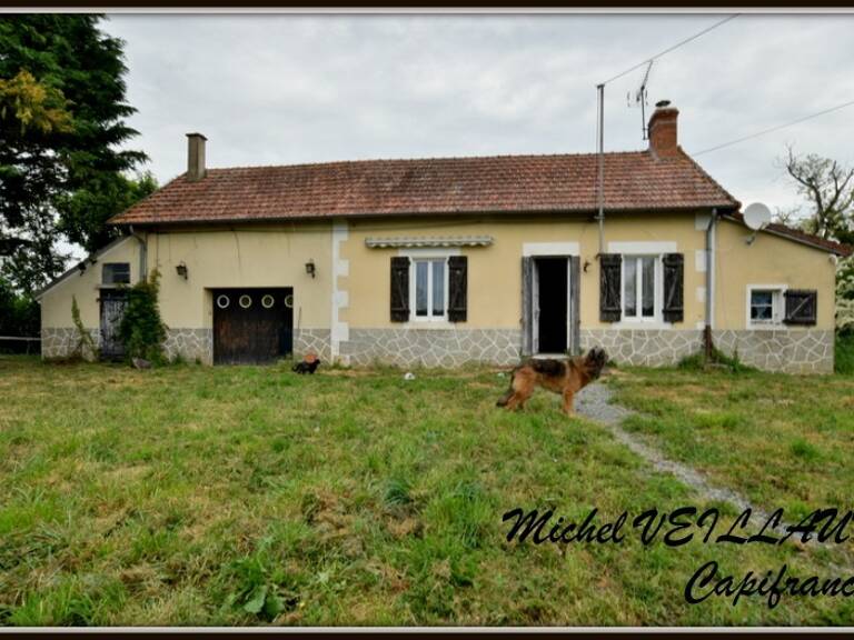 Maison à vendre 3 pièces GANNAY SUR LOIRE (03), deux chambres, terrain 1,43 ha — photo 1