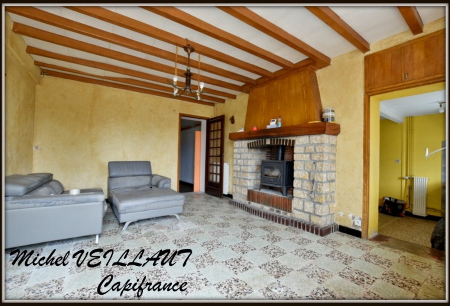 Maison à vendre 3 pièces GANNAY SUR LOIRE (03), deux chambres, terrain 1,43 ha — photo 1