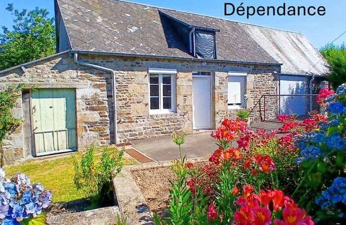 Maison en pierre à Sourdeval (50) – 4 pièces – 3 chambres dont 1 au rdc + dépendances – Terrain 2 500 m² — photo 4